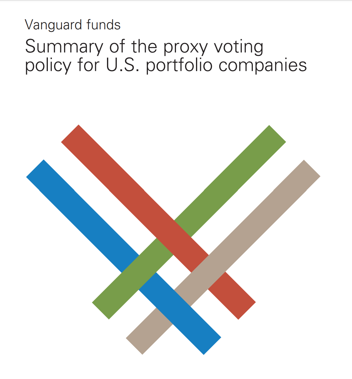 Vanguard Proxy Voting